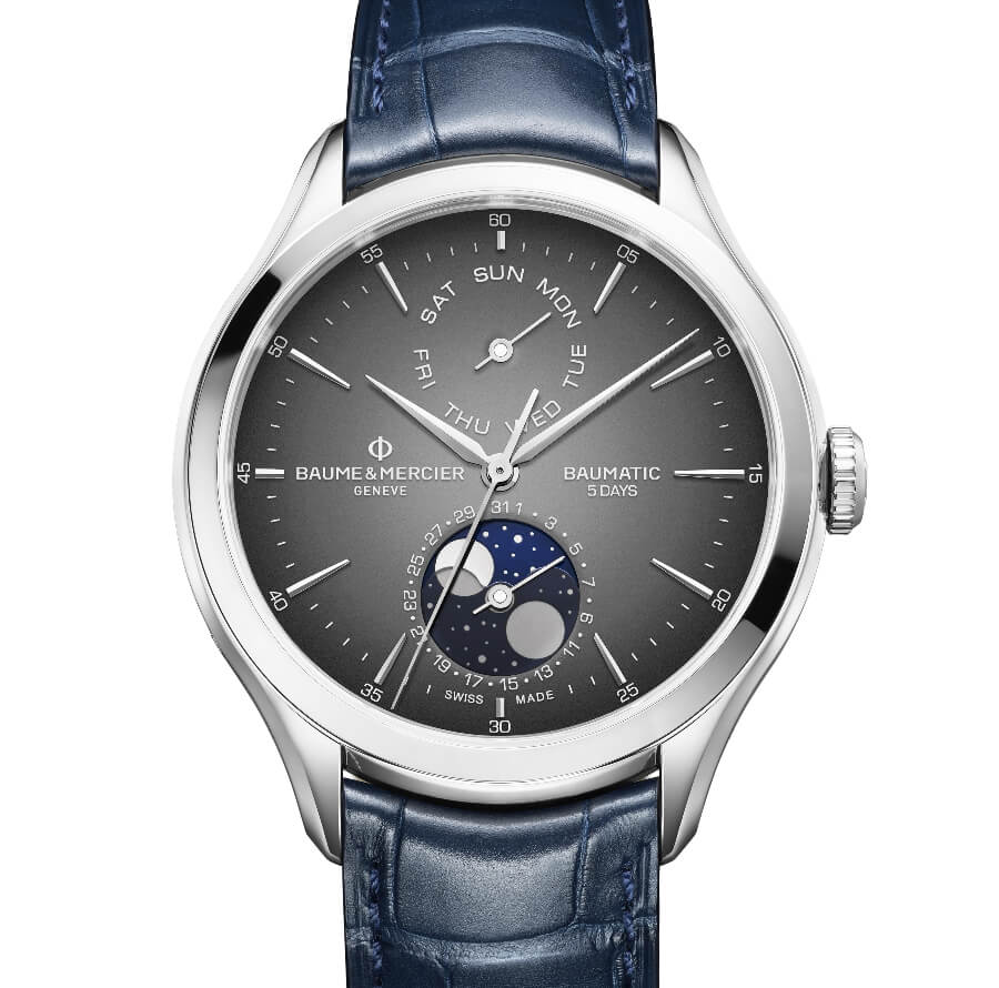 Baume & Mercier Clifton Baumatic Day-Date, Moon-Phase