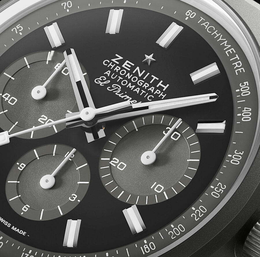 Zenith Chronomaster Revival “Shadow” ref. 97.T384.4061/21.C822 Dial