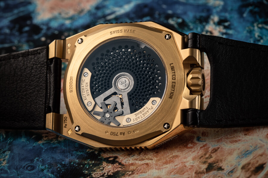 Urwerk UR-100 Gold Edition Watch In House Movement