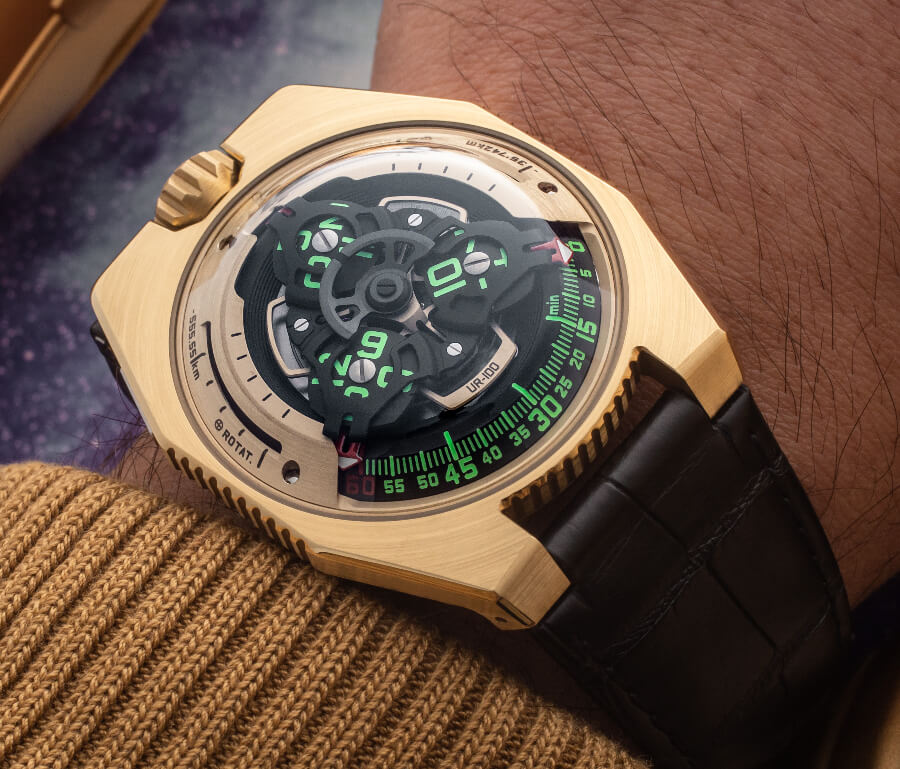 Urwerk UR-100 Gold Edition Watch Review