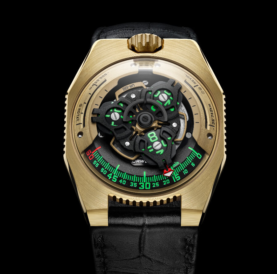 Urwerk UR-100 Gold Edition Watch