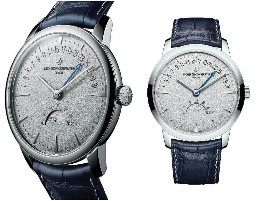 The New Vacheron Constantin Patrimony Moon Phase Retrograde Date - Collection Excellence Platine