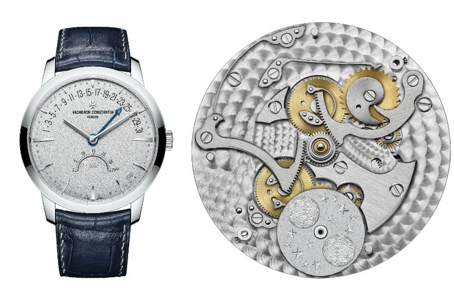 Vacheron Constantin Patrimony Moon Phase Retrograde Date - Collection Excellence Platine