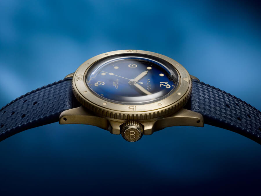 Baltic Aquascaphe Bronze Blue Watch