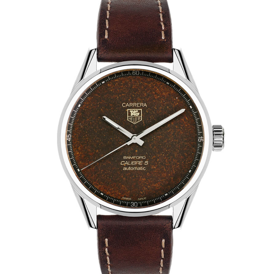 The New Bamford X Blackbadger Coffee Dial TAG Heuer Carrera – Calibre 5