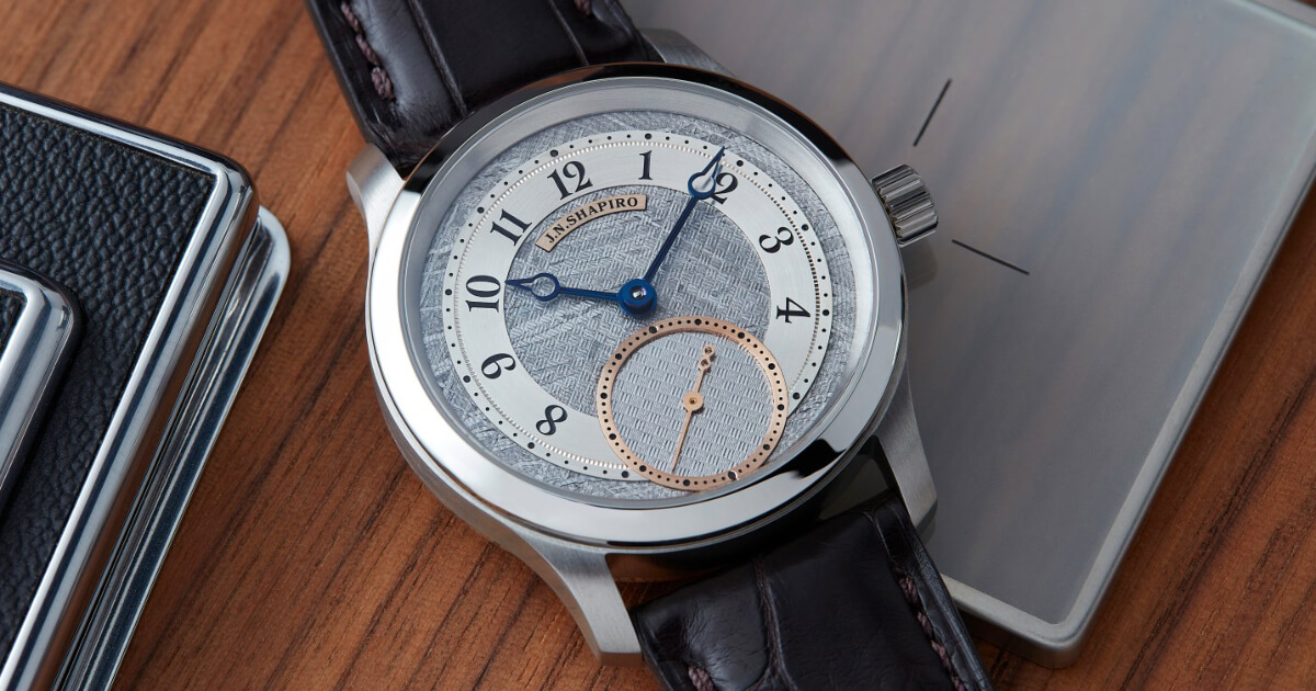 J.N. Shapiro Infinity Series P.01 for Collective Horology (Price, Pictures and Specifications)