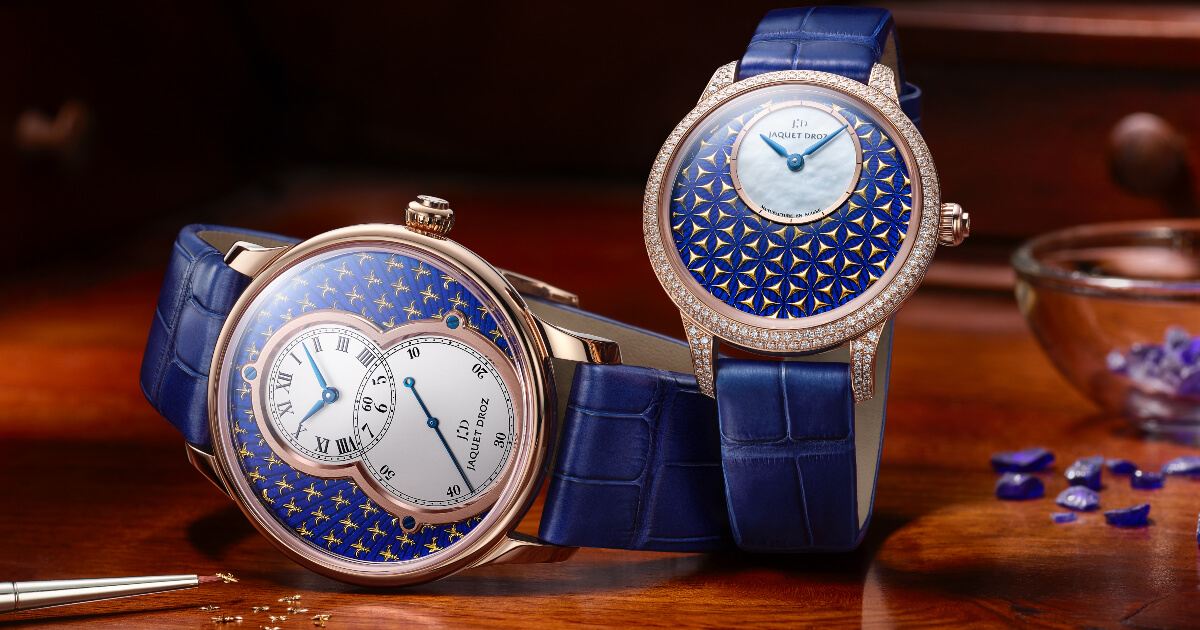 Jaquet-Droz “Fleur de Lys” Grande Seconde Paillonnée and the “Fleur de Vie” Petite Heure Minute Paillonnée (Pictures and Specifications)