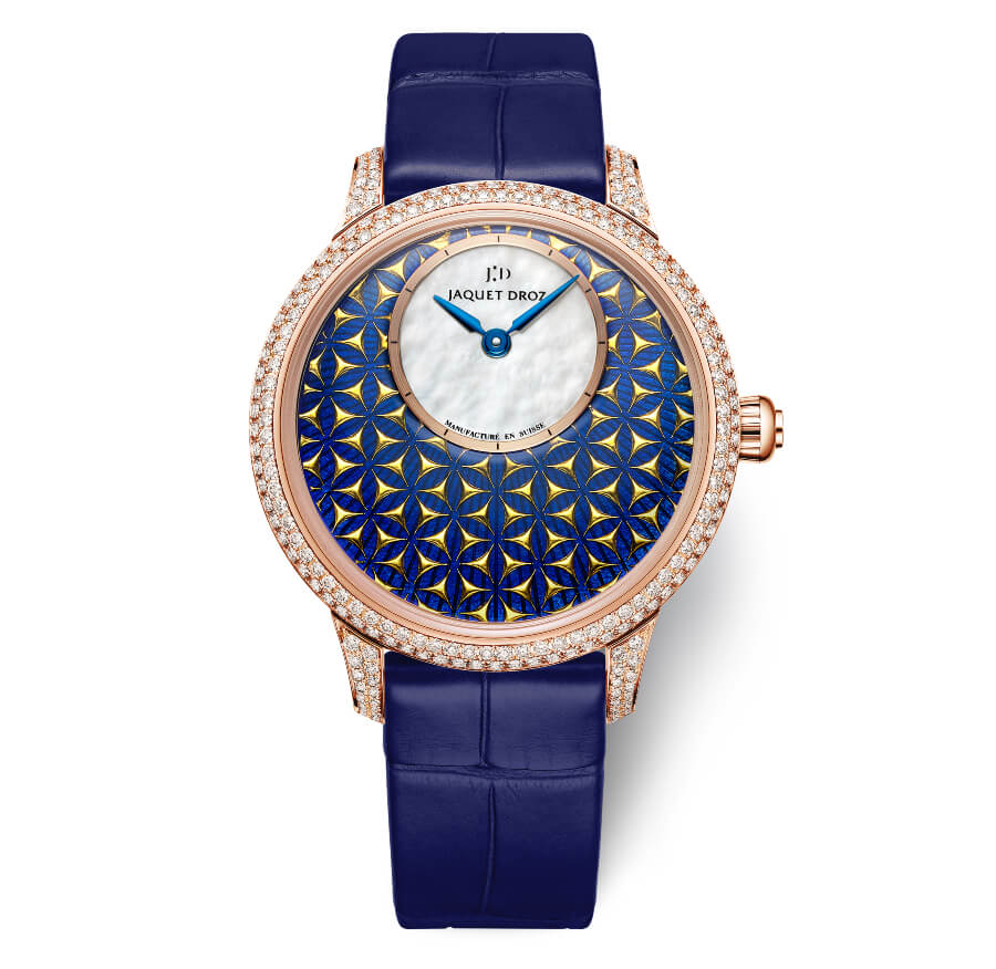 Jaquet-Droz “Fleur de Vie” Petite Heure Minute Paillonnée