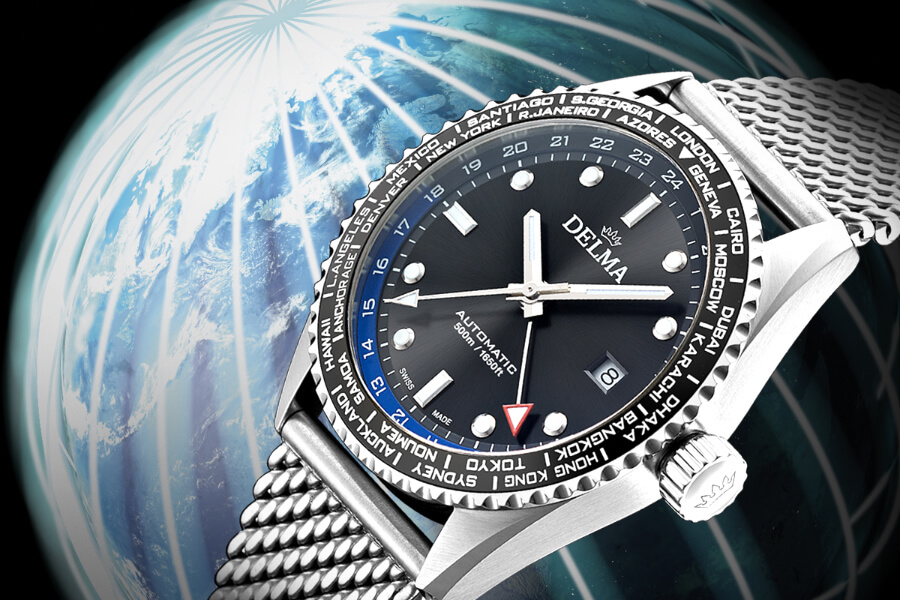 Delma Cayman Worldtimer Automatic Watch review