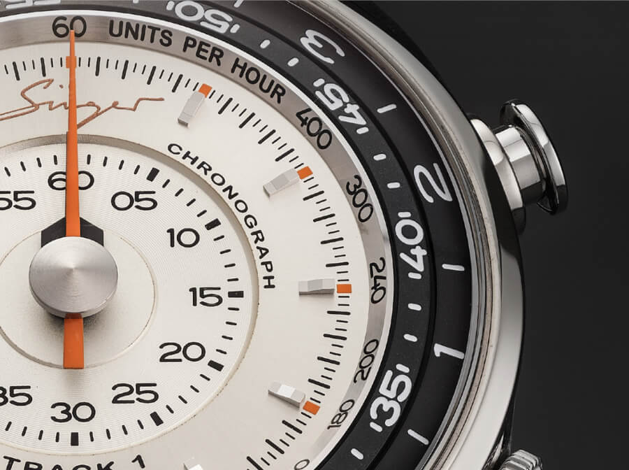 Singer Track1 Prototype Dial chronograph Watch