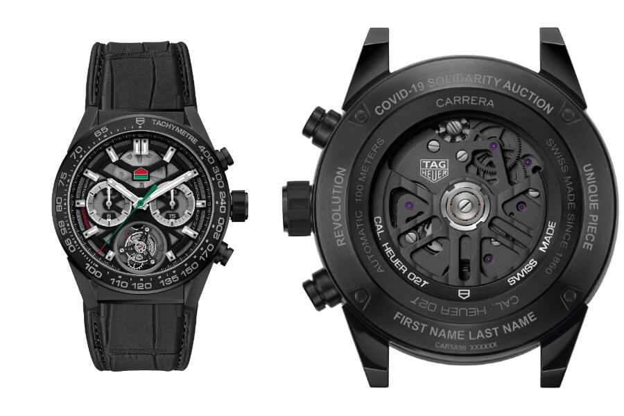 TAG Heuer Carrera Chronograph Calibre Heuer 02 Tourbillon “ODD BALLS” Edition