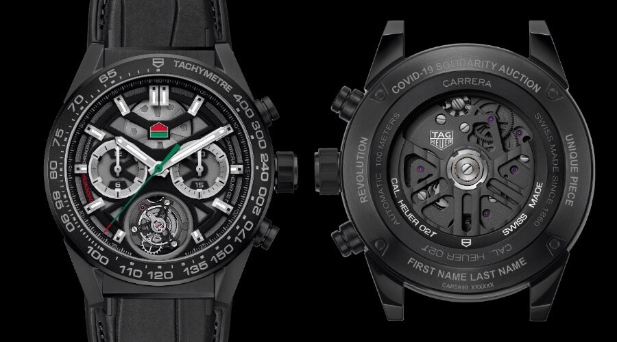 Men Watches TAG Heuer Carrera Chronograph Calibre Heuer 02 Tourbillon “ODD BALLS” Edition