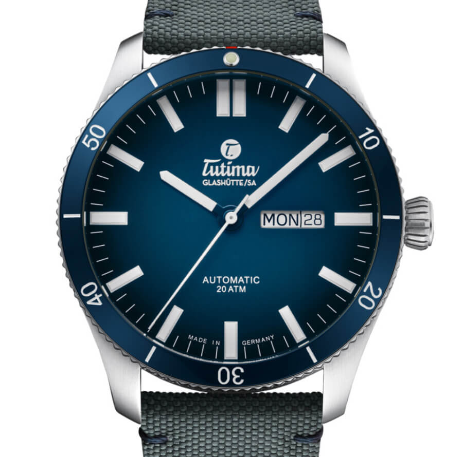 Tutima Grand Flieger Airport Blue Dial