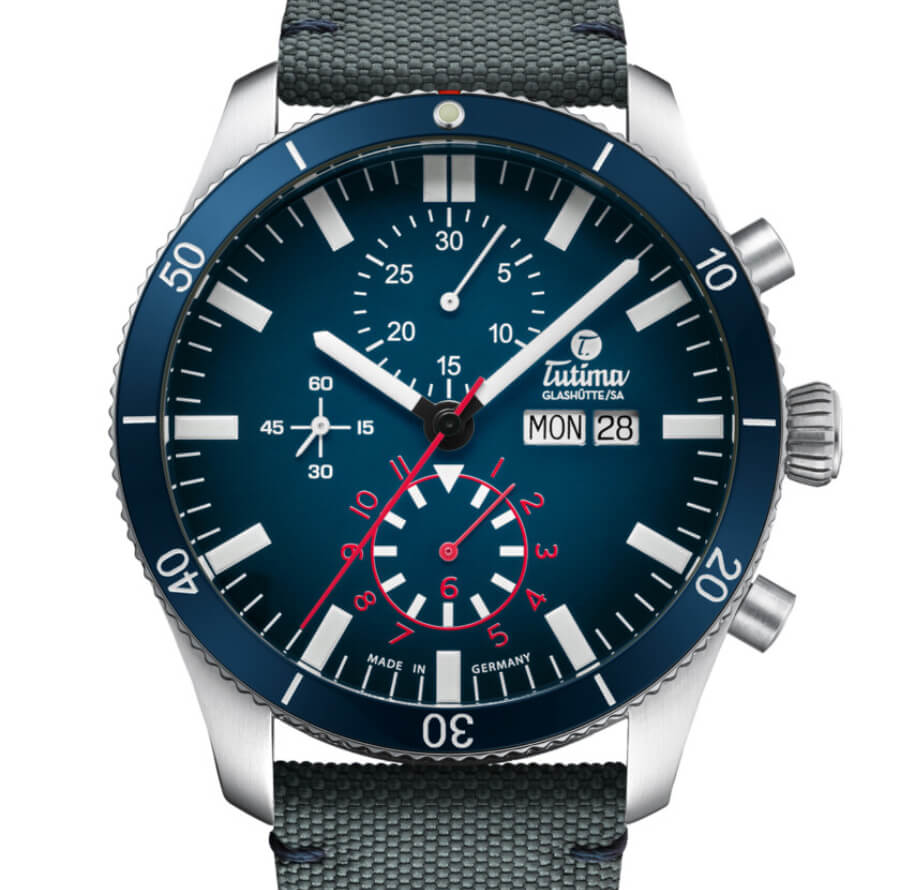 The New Tutima Grand Flieger Airport Chronograph Blue Dial