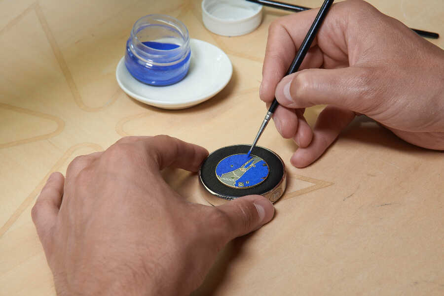 Enamelled Watch Dial