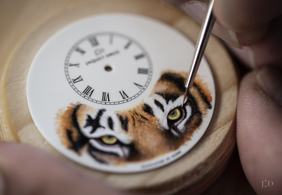 Jaquet Droz Petite Heure Minute “Tiger” Dil Manufacture
