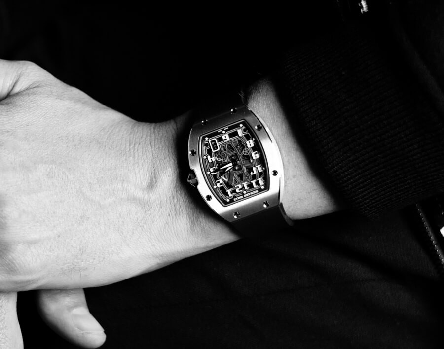 • Thomas Roussel wears the Richard Mille RM 67-01 Automatic Extra Flat