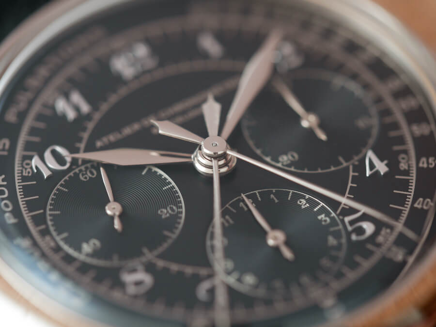 Atelier de Chronométrie AdC#8 Split-Seconds Chronograph Dial