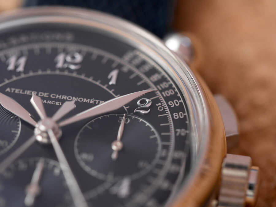 Atelier de Chronométrie AdC#8 Split-Seconds Chronograph Dial