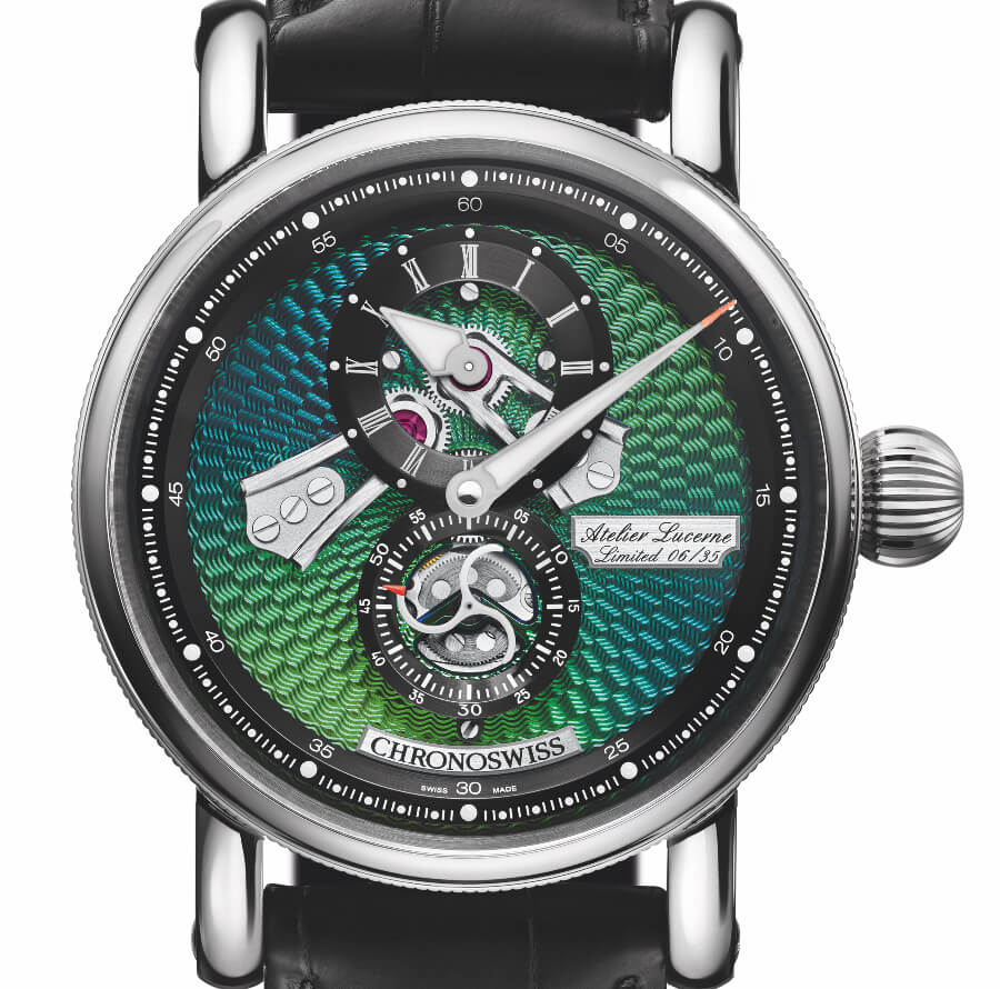 The ew Chronoswiss Flying Regulator Open Gear Ocean