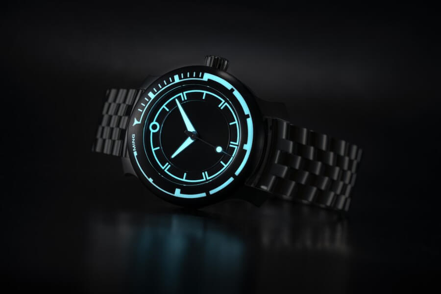 Ming 18.01 H41 Superluminova watch