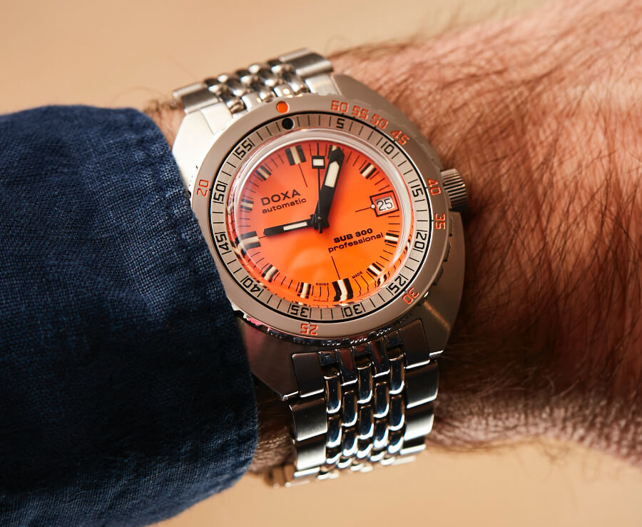 Doxa Stainless Steel SUB 300 COSC Watch Review