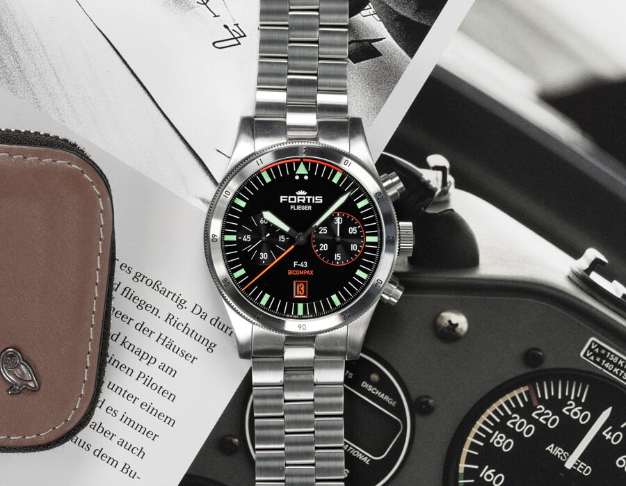 Fortis Flieger F-43 Bicompax Watch Review