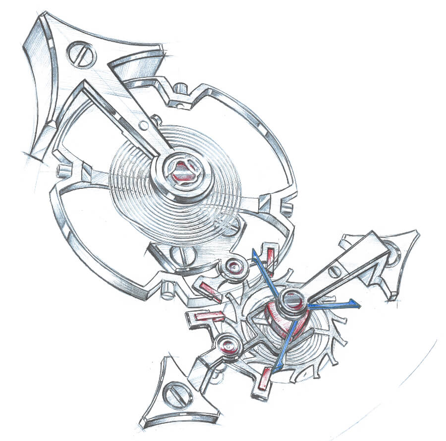 remontoir watch movement