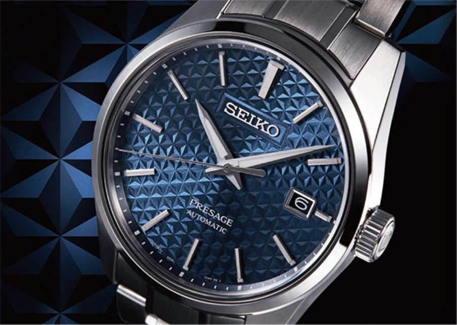 Seiko Presage Sharp Edged Series Blue dial