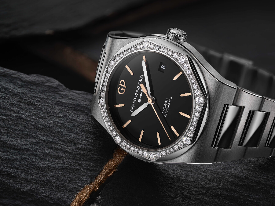Girard-Perregaux Laureato 38 MM Infinity Edition Diamond Watch