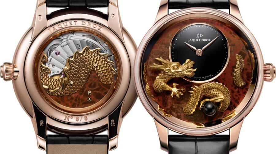 Jaquet Droz Petite Heure Minute Relief Dragon Wach Review
