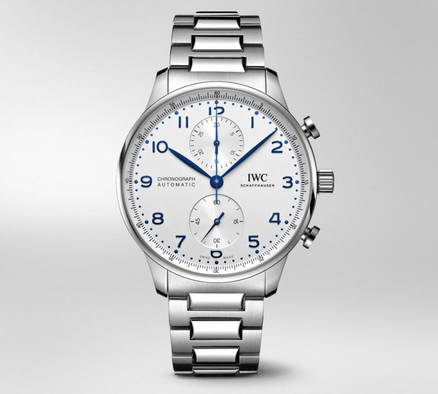 The New IWC Portugieser Chronograph Ref. IW371617 With Stainless Steel Bracelet