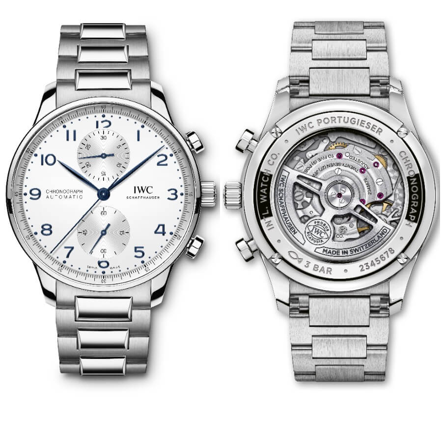 IWC Portugieser Chronograph Ref. IW371617 With Stainless Steel Bracelet