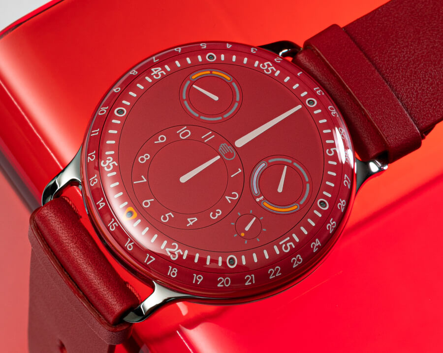 Ressence Type 3MC Unique Piece Burgundy Dial Watch