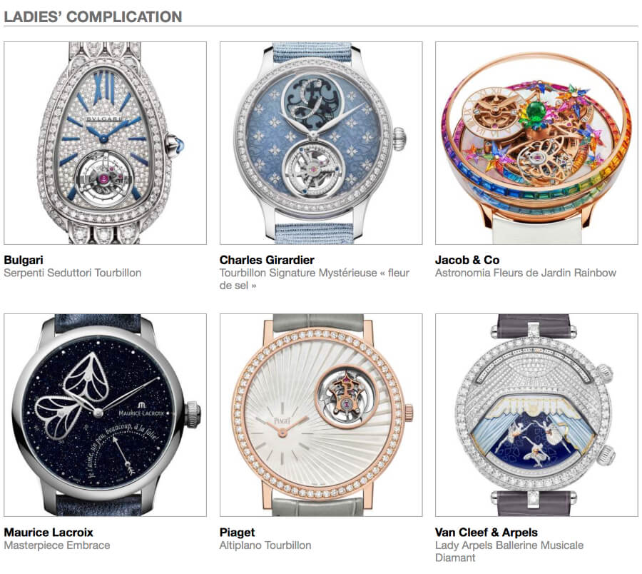 2020 GPHG Academy Ladies Complications