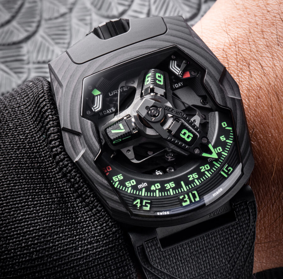 Urwerk UR-220 “Falcon Project” Carbon Edition Watch Review