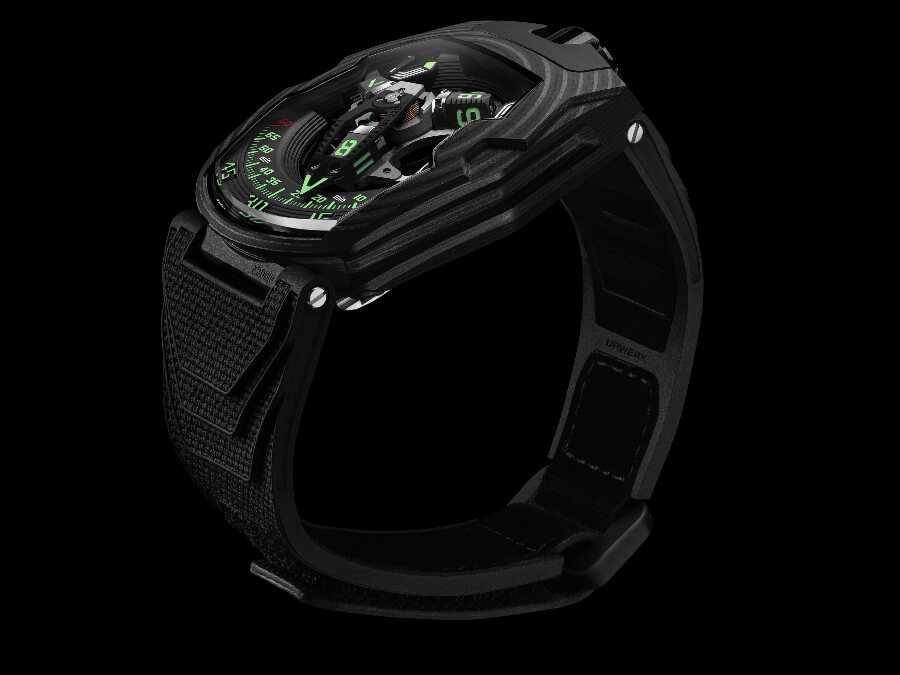 The New Urwerk UR-220 “Falcon Project” Carbon Edition