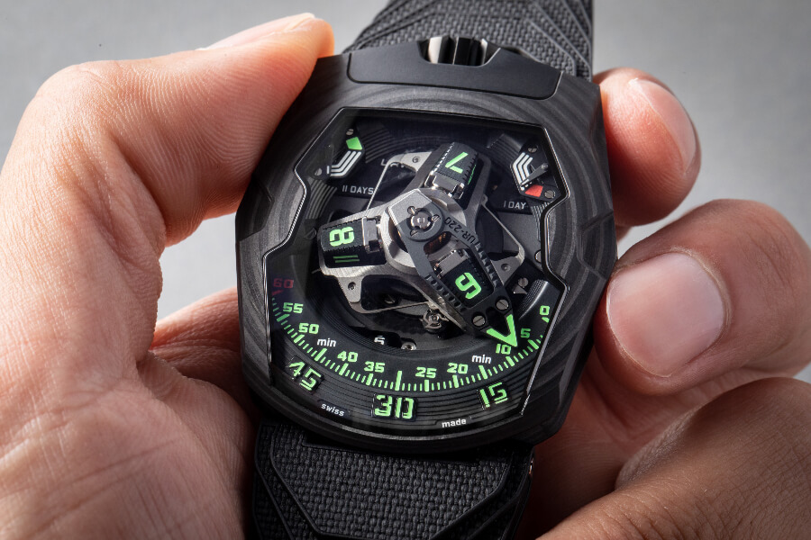 Urwerk UR-220 “Falcon Project” Carbon Edition Watch Review
