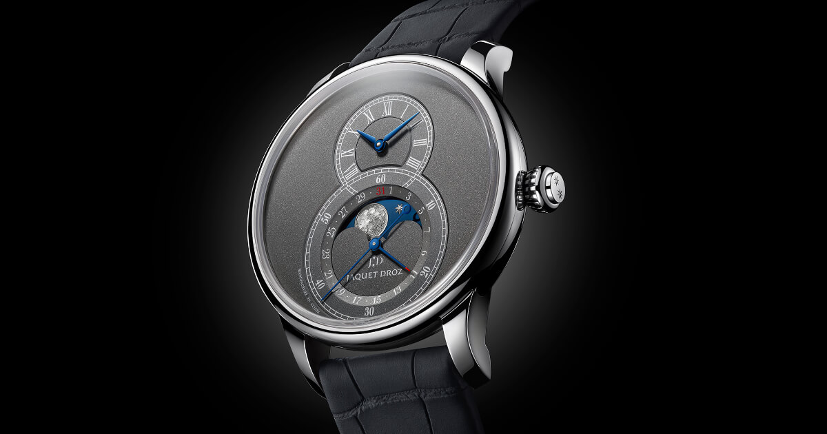 The New Jaquet Droz Grande Seconde Moon Anthracite (Price, Pictures and Specifications)