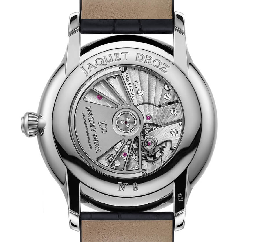 Jaquet Droz Grande Seconde Moon Anthracite In House Movement