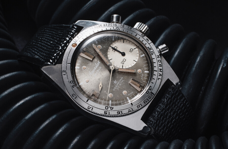 Vintage Aquastar Chronograph