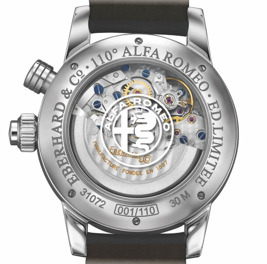 Eberhard & Co. 110th Alfa Romeo Anniversary Chronograph Limited Edition In House Movement