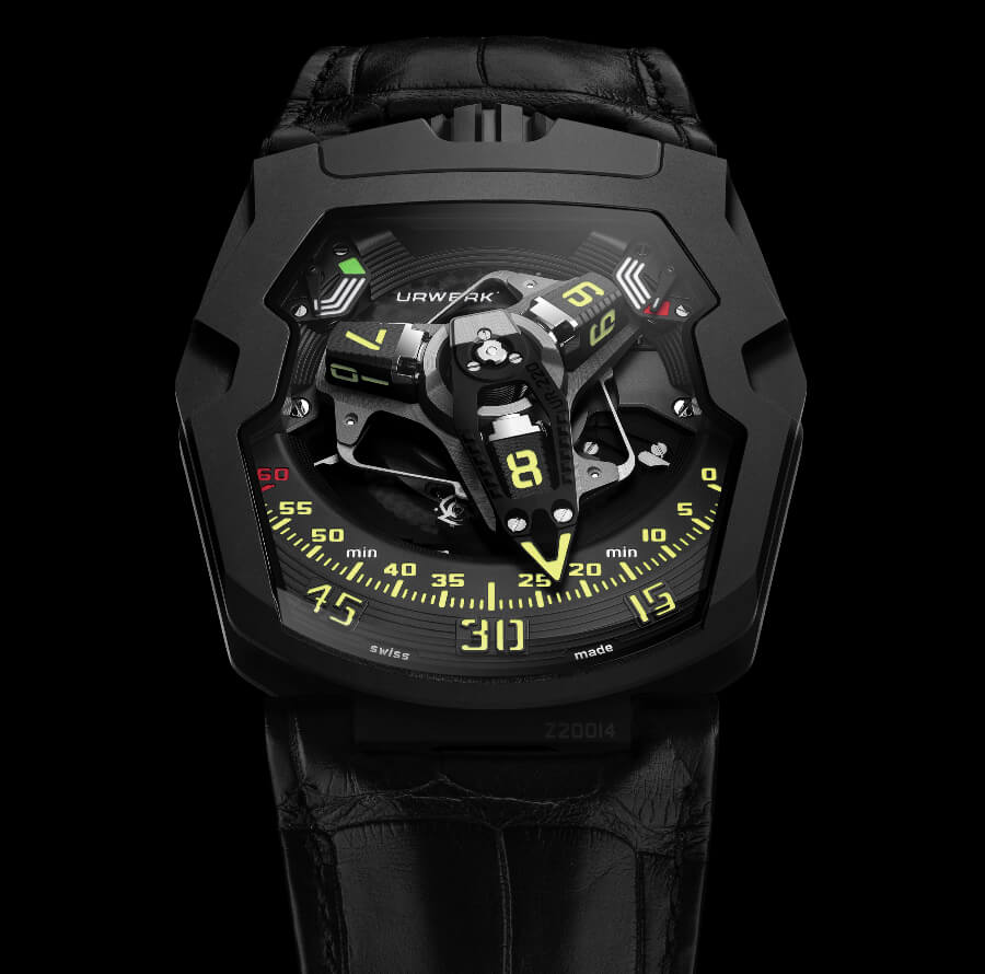 TheNew Urwerk UR-220 “Falcon Project” All Black edition