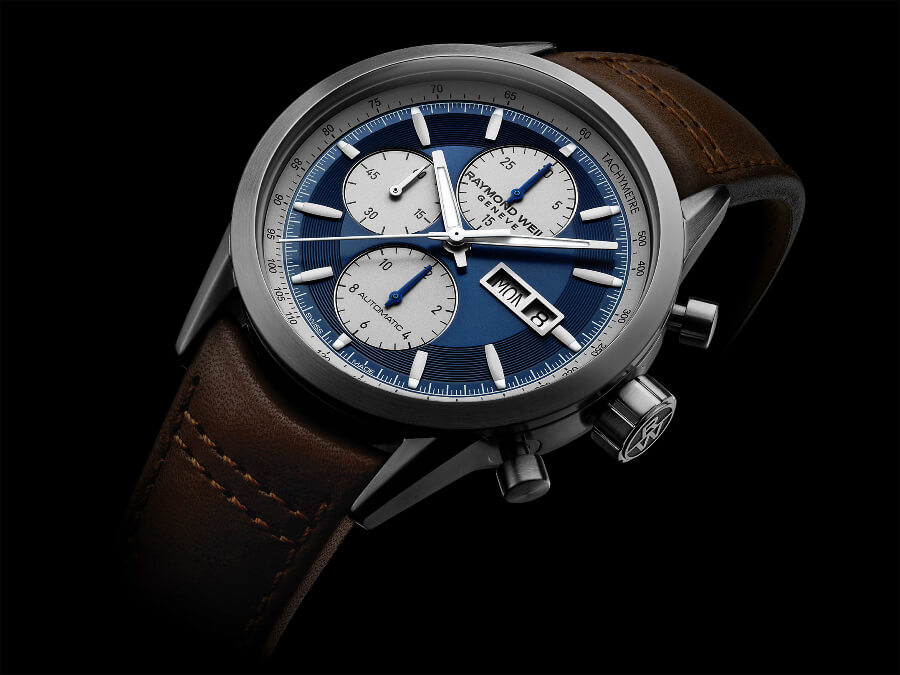 Raymond Weil Freelancer Chronograph Deep Blue Satin Dial Watch review