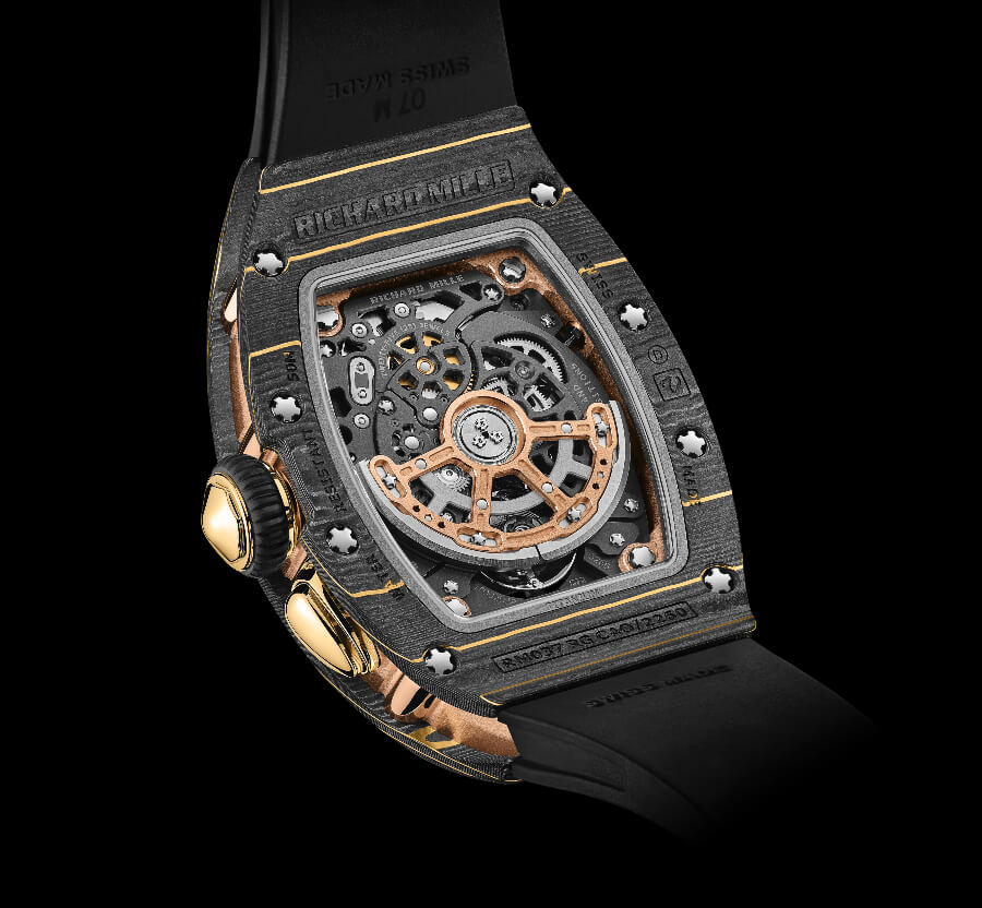 Richard Mille RM 037 Gold Carbon TPT In Houe Movement
