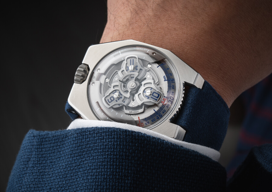 Urwerk UR-100V Iron Men Watches