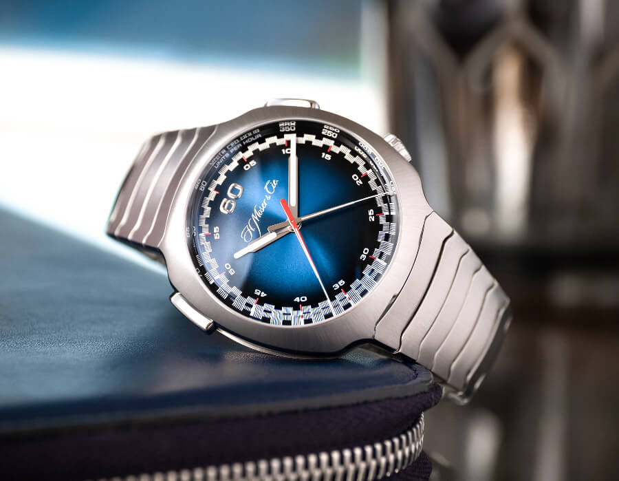 Chronograph Watch With Blue dial