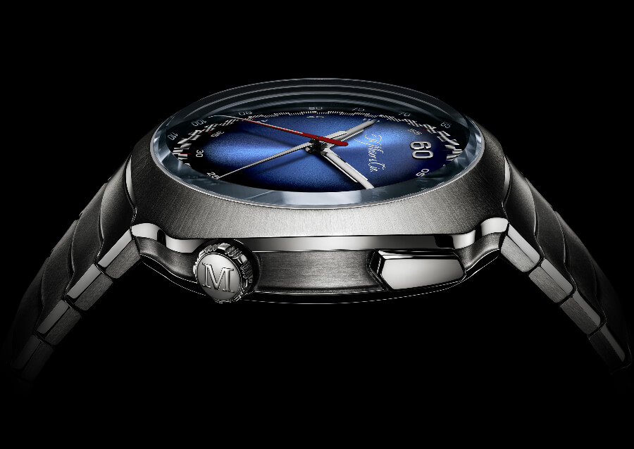 H. Moser & Cie. Streamliner Flyback Chronograph Automatic Funky Blue Case