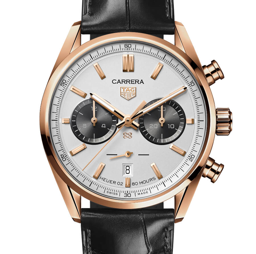 The New TAG Heuer Carrera Chronograph Jack Heuer Birthday Gold Limited Edition