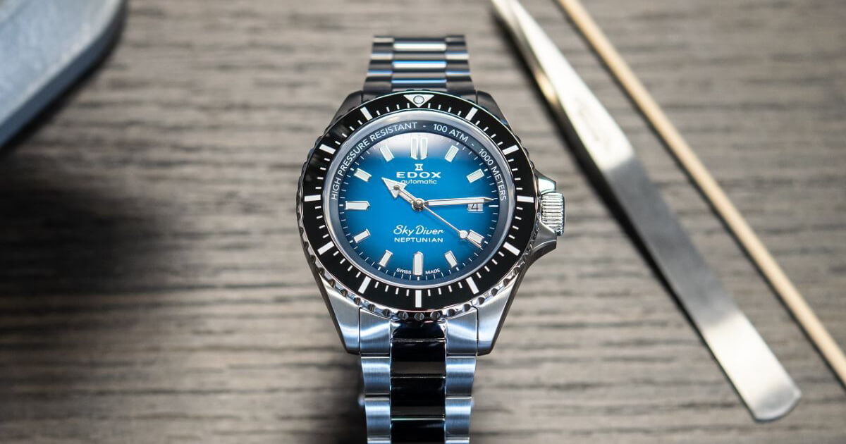 The New Edox Skydiver Neptunian (Price, Pictures and Specifications)